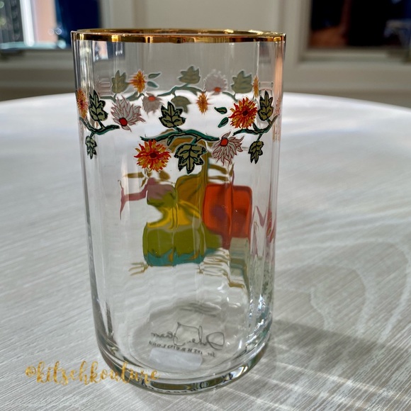 Anthropologie Inslee Fariss Autumn’s Bounty Glass - Picture 5 of 9